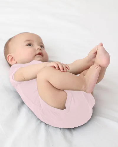 Vista 5 de GUISBY Body de manga corta para bebé, rayón de verano, recién nacido, niños y niñas, 0-24 meses