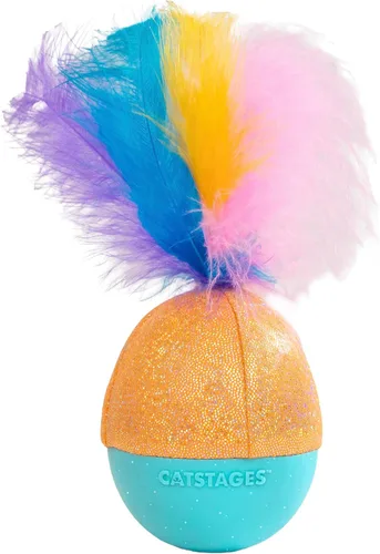 Vista 10 de Catstages Flapperz Pato de Peluche Juguete Interactivo con Hierba Gatera para Gatos