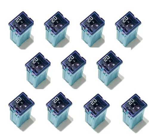 Vista 11 de EDS Paquete múltiple de fusibles J Case – 20A, 25A, 30A, 40A, 50A, 60A, 12 fusibles de repuesto para automóviles, camiones, camionetas, vehículos