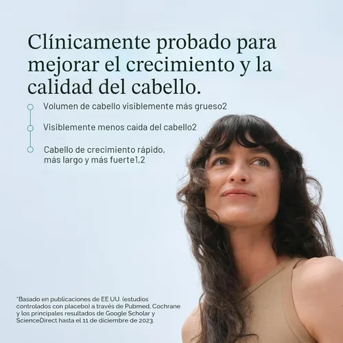 Vista 3 de Nutrafol - Suplementos para el crecimiento del cabello femenino, recomendados por dermatólogos, edades 18-44, clínicamente probados para cabello