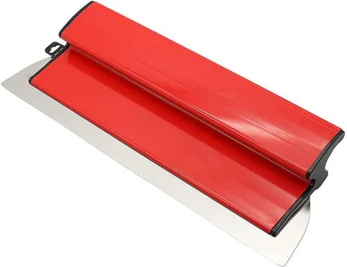 Vista 4 de Hoja de yeso roja Skimming Blade Enyesado Pintura Espátula de alisado Flexible Acabado Paleta Herramientas profesional 15.75inch 15.7 in herramienta