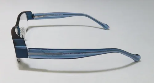 Vista 4 de Harry Lary's Legacy For Men Designer - Bisagras de resorte con forma de borde completo, máxima comodidad, gafas especiales (55-16-0, azul)
