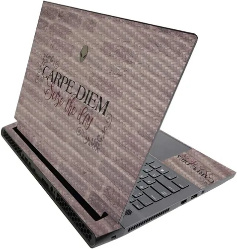 Vista 611 de MightySkins - Skin brillante con purpurina para Alienware M17 R3 (2020) y M17 R4 (2021) - Diversión de los años 90 Acabado duradero con purpurina