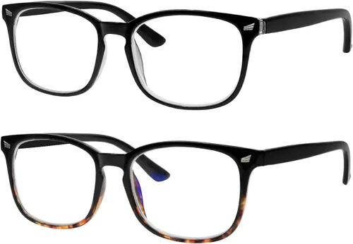 Vista 2 de Yogo Vision Blue Light Blocking Computer Glasses Anti Glare Reduce Eyestrain Eyeglasses for Men and Women