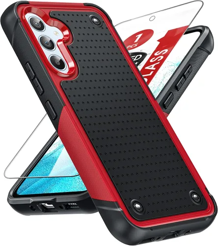 Vista 11 de LeYi Funda para Galaxy S21 FE-5G: Funda Samsung S21 FE con protector de pantalla, doble capa protectora de policarbonato duro y TPU suave Android