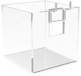 Vista 4 de FixtureDisplays® Slatwall Clear Candy Bin acrílico plexiglás titular de la pluma lápiz regla 100800-2PK-NPF