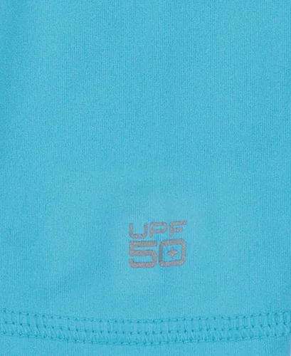 Vista 2 de Under Armour Camiseta de manga larga para niña, diseño de logotipo, UPF 50