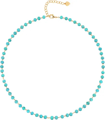 Vista 10 de CANEVINKA Gargantilla bohemia con cuentas chapada en oro de 18 quilates, collar con colgante de cuentas vintage, joyería hecha a mano para mujer