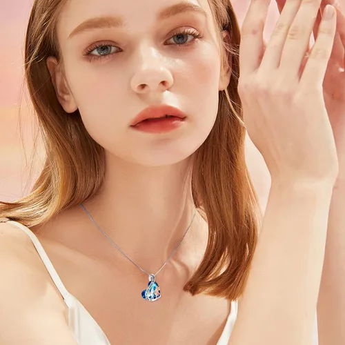 Vista 47 de Collar de plata de ley para hermanas, joyas de cumpleaños para hermanas y amigas