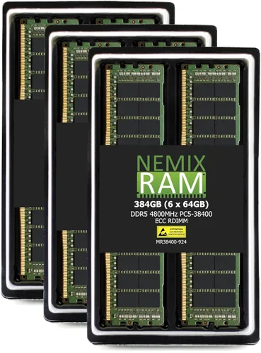 Vista 29 de NEMIX RAM Kit de memoria de servidor registrado DDR5 4800MHZ PC5-38400 1Rx4 1.1V CL40 288-PIN ECC RDIMM compatible con ASUS 2U4N Servidor