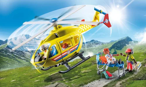 Vista 4 de Playmobil Helicóptero médico