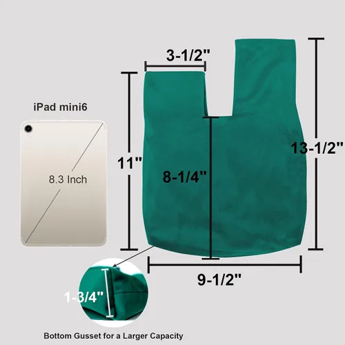 Vista 4 de Muka Bolso de pulsera con nudo de terciopelo, estilo japonés, bolso de nudo de lujo, bolsa de noche para mujer