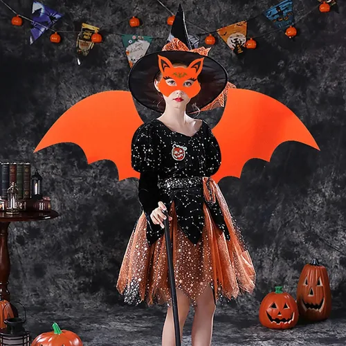 Vista 3 de Disfraz de alas de murciélago, alas de murciélago de vampiro, disfraz de murciélago vampiro, alas de disfraz de murciélago, juego de disfraz