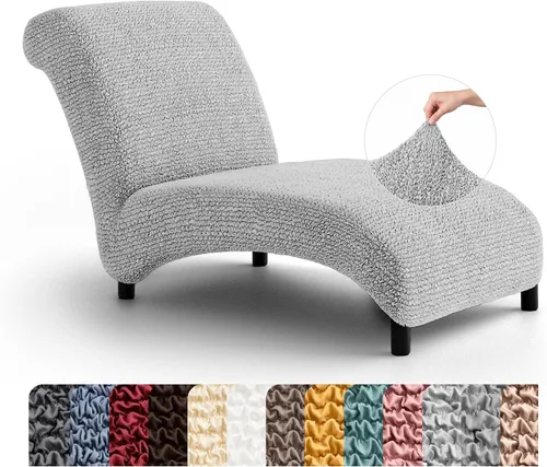 Vista 24 de PAULATO BY GA.I.CO. Funda para Silla de Tumbona Sin Brazos - Funda Deslizante para Silla de Tumbona - Funda para Sofá de Salón - Fundas Deslizantes