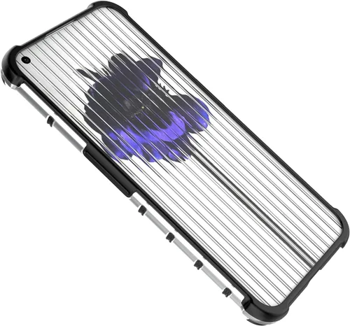 Vista 5 de Funda compatible con Nothing Phone 2, compatible con Nothing Phone (2) / Dos fundas 2 en 1 para teléfono, color negro