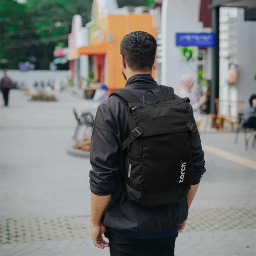 Vista 5 de torch Mochila Sinpo, Negro azabache, Mochila casual