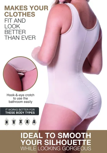 Vista 2 de Sonryse Body sin costuras para mujer, con control de abdomen, moldeador de cuerpo, camiseta sin mangas