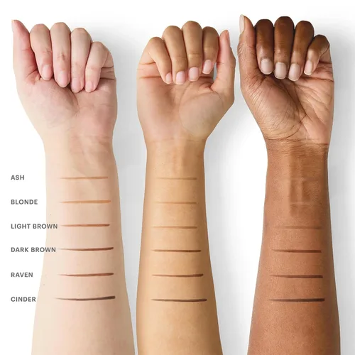 Vista 5 de Glo Skin Beauty Precise Micro Browliner Fórmula a base de cera de larga duración que se desliza sobre la piel y da forma a tus cejas, (Ash)