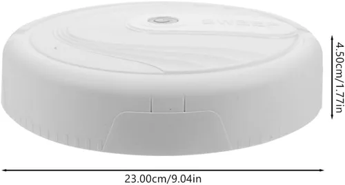 Vista 6 de Mini modelo de robot simulado para trapeador de piso, recargable por USB, juguete de barredora de escritorio para decoración de escritorio