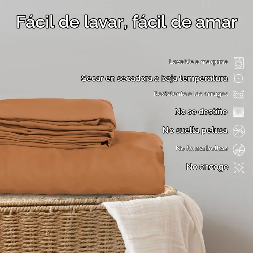 Vista 8 de Juego de funda de edredón - Funda de edredón 100% viscosa derivada de bambú, tamaño King, 3 piezas de funda de edredón refrescante de lujo