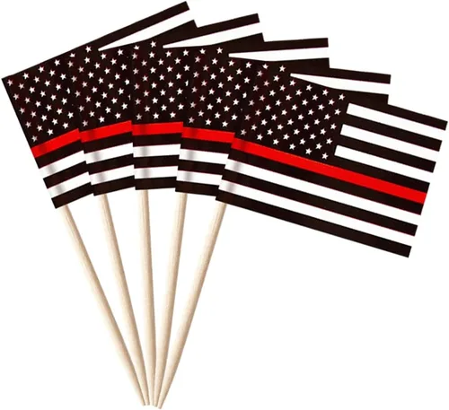 Vista 34 de stidsds 100 unidades de banderas afroamericanas pan, palillos de dientes africanos, mini pequeñas decoraciones negras para cupcakes, banderas