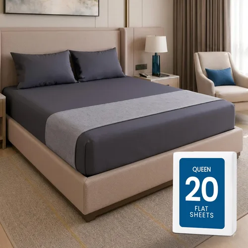 Vista 38 de Utopia Bedding Sábana encimera – 1 paquete (individual, beige) – Tela de microfibra suave cepillada – Sábana superior resistente al encogimiento y a