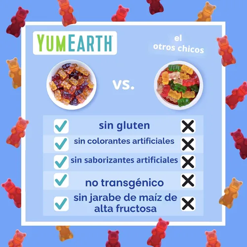 Vista 5 de Yumearth, paquete de bocadillos de ositos de gomita, 7 onzas
