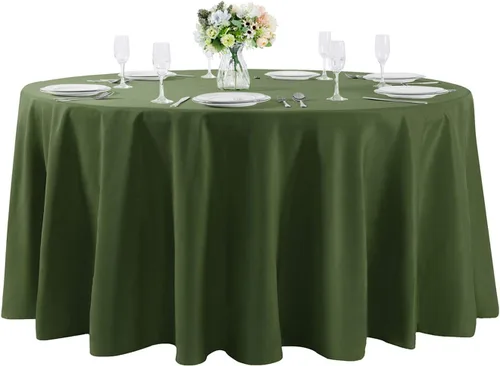 Vista 41 de Mantel rectangular de tela de poliéster lavable de 60 x 120 pulgadas, para decoración de bodas, fiestas, comedores, banquetes