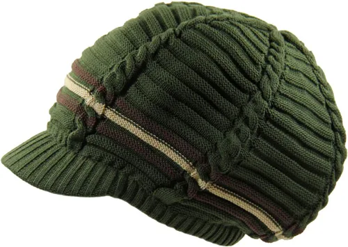 Vista 16 de RW Gorro de punto acanalado clásico Rasta 100% algodón