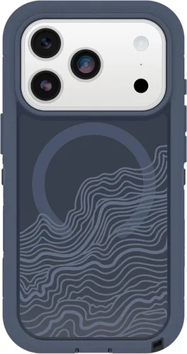 Vista 15 de OtterBox Funda Transparente para iPhone 17 Defender Series Pro XT - Azul Bebé Transparente - Funda para iPhone Resistente, Robusta y Duradera, Se