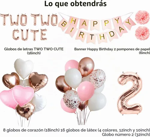 Vista 2 de Dos lindas decoraciones de cumpleaños, temática de ballet de bailarina 2º