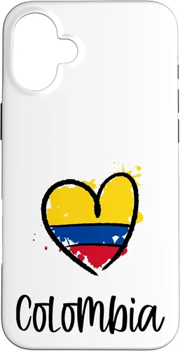 Vista 23 de Colombia Heart Art Cool South America Spanish Colombian Gift Case for iPhone 17