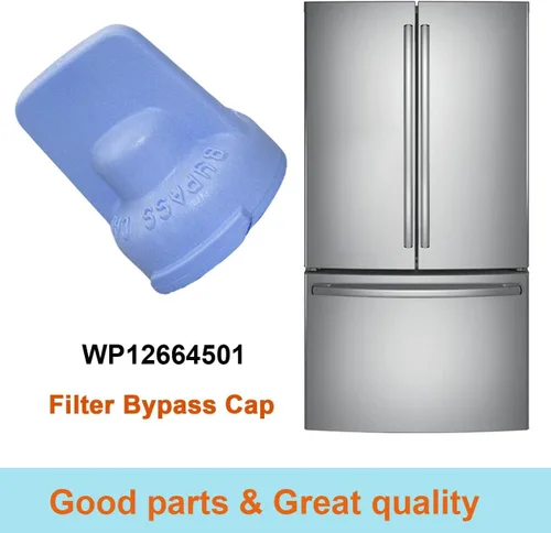 Vista 5 de WP12664501 para refrigerador Whirlpool - Tapón de derivación del filtro W11395888 12664501SP para EveryDrop - Ranura del filtro 4 - 1 paquete