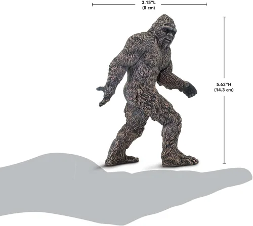 Vista 3 de Safari Ltd. Figura de Bigfoot - Modelo detallado de 13.3 cm - Juguete divertido para niños, niñas y niños de 3 años en adelante