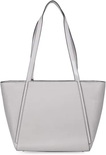 Vista 3 de MICHAEL Michael Kors Whitney - Bolso pequeño de cuero con guijarros, Gris (Pearl Grey), 38F8CHMS3L