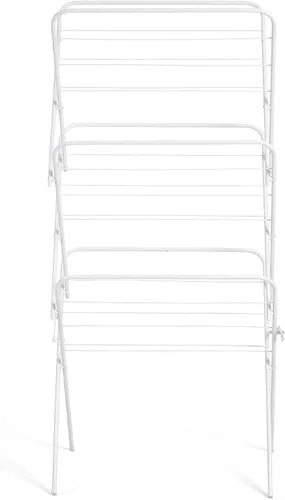 Vista 5 de Rayen Perchero vertical de 24.0 x 172.4 x 17.5 in Fácil de plegar Área de colocación de 45.9 ft con sistema de bloqueo de piernas con topes