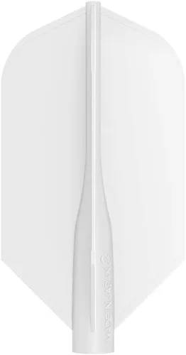 Vista 2 de Target Darts 8 Vuelos de Dart Pro Flight Blanco