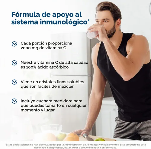 Vista 4 de Immune & Genetics Protocols LLC Vitamina C de alta potencia* 2000 mg - Versátil y potente (120 porciones/4 meses aproximadamente)