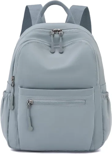 Vista 50 de Tanweibago Mini mochilas de nailon para mujer, mochilas pequeñas de 11L para mujer, mochila ligera casual para mujer, mochila de viaje de compras