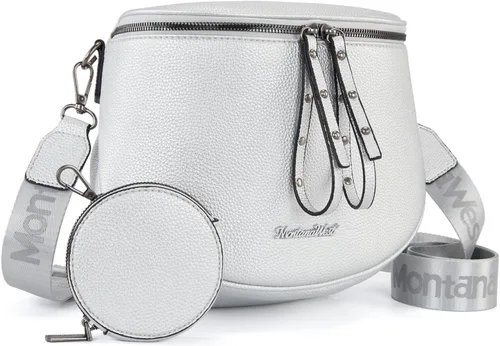 Vista 11 de Montana West Bolsos grandes cruzados para mujeres, bolso de cintura con bandolera ajustable