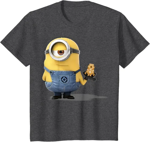 Vista 36 de Camiseta Despicable Me Minions Holding A Ginger Bread Minion Retrato Pequeña