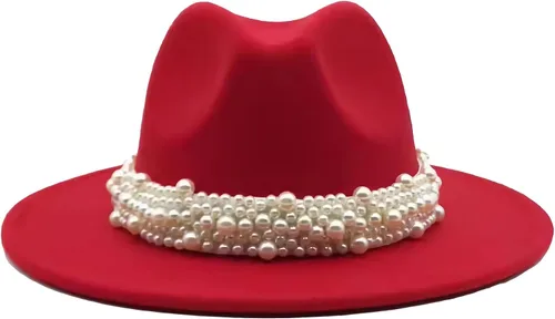 Vista 13 de Sombreros de fieltro de Panamá, sombrero de vestir clásico de ala ancha