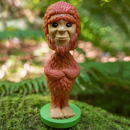 Vista 2 de Archie McPhee Dashboard Ready Sasquatch Bigfoot Nodder Bobblehead
