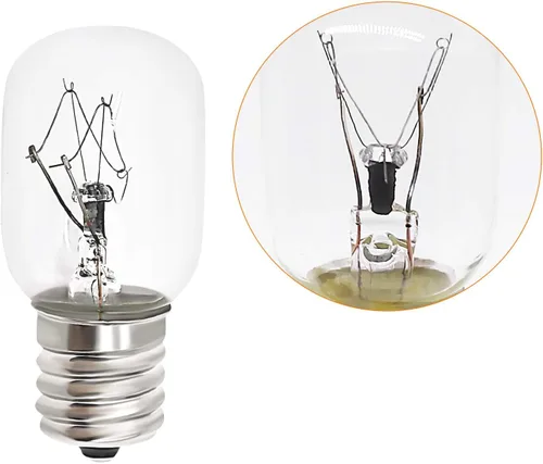 Vista 4 de AMI PARTS 8206232A Bombilla 40w 125v Microondas Horno Luz -Bajo Capó Microondas Bombilla - E17 Fit para Whirlpool Microondas Bombilla Apto