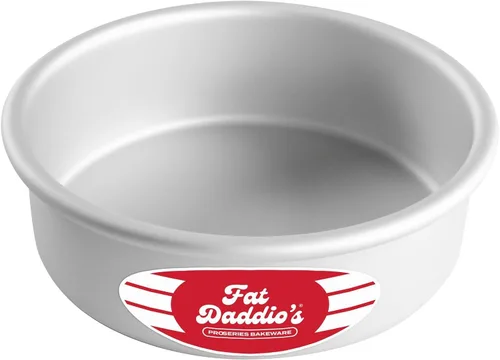 Vista 17 de Fat Daddio's Juego de moldes para pasteles redondos uniformes de aluminio anodizado de 4 niveles, profundidad de 2 pulgadas