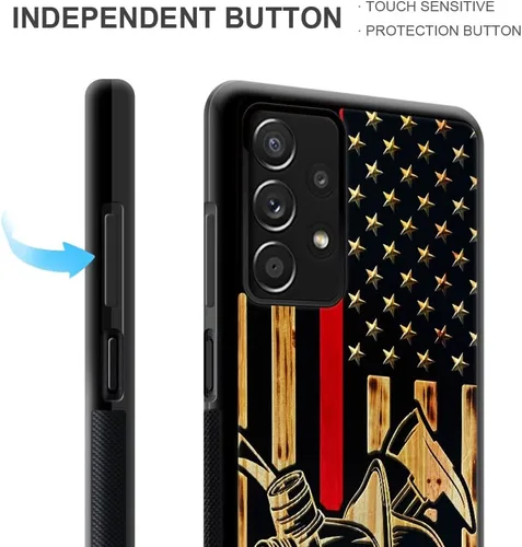 Vista 23 de DAIZAG Funda compatible con Samsung Galaxy A23, protección completa, a prueba de golpes, antiarañazos, funda de poliuretano termoplástico para Arte