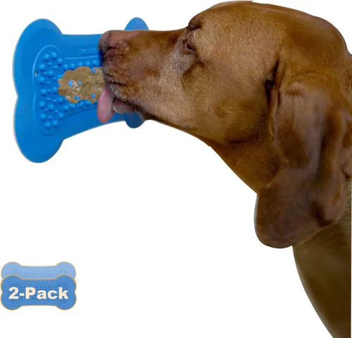 Vista 9 de Lick Lick Pad Accesorios para perros Accesorio de ducha para mascotas Almohadilla de mantequilla de maní para perro Estación de baño