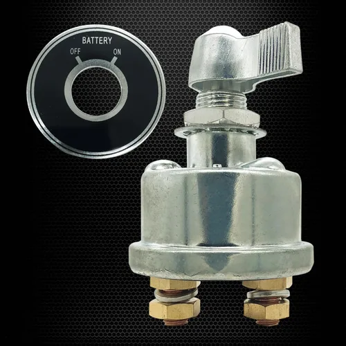 Vista 8 de Ampper - Interruptor de desconexión de batería 12V - 48V, interruptor maestro de desconexión de batería, corte de energía, apagado para auto
