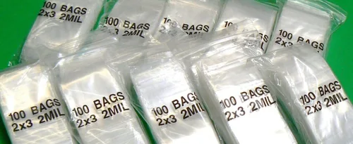 Vista 3 de 1000 bolsas Ziplock de 2 x 3 pulgadas, bolsa de poliéster transparente con cierre de 2 x 3 pulgadas, bolsas de plástico de 2 mil (LZ 1.4 FRE)