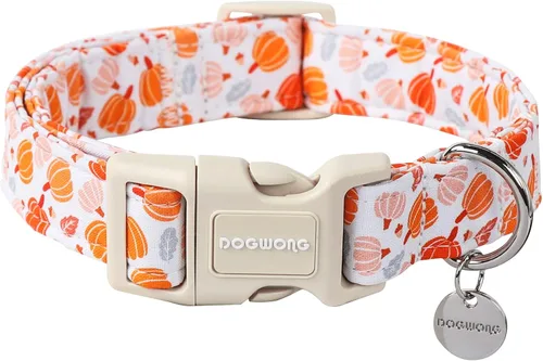 Vista 79 de DOGWONG Collar para perro de San Valentín, collar ajustable de algodón con corazón de caramelo azul, perfecto para perros pequeños a medianos